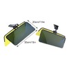 AIXXCUVQ Polarized Sun Visor Extension for Clear Visibility Car Visor