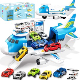 Airplane Toy, Airplane Toys for 3 Years Old, Airplane for Toddlers,Toy Airplane for Boys Age 4-7, Toys for 2 3 4 5 Years Old, Aeroplane Toy, Plane Toy for Birthday
