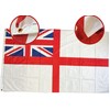 NWFlags Outdoor Heavy White Ensign Flag 5ft x 3ft 110d