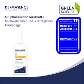 DERMASENCE Solvinea Liquid AK SPF 50+ - Sun Protection Fluid for the Scalp - Absorbs Immediately and Non-Greasy, to Prevent Light-Related Skin Damage and Actinic Keratoses - Fragrance-Free - 75 ml