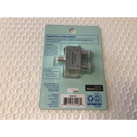 Universal ONN Digital Coax 2-Way Splitter New In Package (cable, satellite, or antenna)