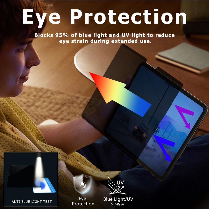 Megoo Privacy Screen Protector for Surface Laptop 7 13.8 Inch,