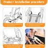 WYFCR Portable Toddler Travel Airplane Bed, Extender Aeroplane Footrest Hammock,