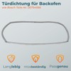 Kenekos - All-round door seal with 4 hooks suitable for