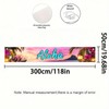 BlissYard Summer Hawaiian Aloha Banner 118 x 20 inch Hawaii