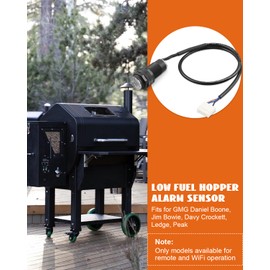 3 Wire Low Fuel Hopper Alarm Sensor, Fit for GMG Daniel Boone Jim Bowie Davy Crockett Ledge Peak, Replaces P-1088