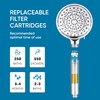 Cobbe Filtered Shower Head with Handheld, High Pressure 6 Spray
