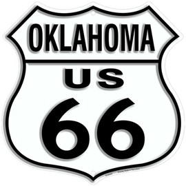 Signs 4 Fun SH66O 66 OK Shield Sign