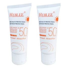 Heblee Bloqueador Solar Ultra 2pack Fps50+ 60gr C/u