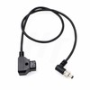 HangTon D-tap Locking DC Barrel Right Angle Power Cable for