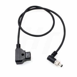 HangTon D-tap Locking DC Barrel Right Angle Power Cable for Video Devices PIX-E7 Atomos Ninja V Monitor