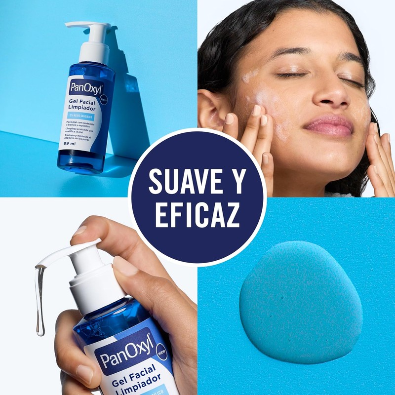 PanOxyl Gel de Limpieza con 2% Ácido Salicílico 89 ml