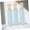 VICASKY 4pcs Refillable Travel Shampoo Bottles Conditioner Bottles Portable Pump