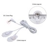 Tens Replacement Lead Wires - Two Snap Connectors (2 Pack)