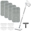 LOVECO Microfiber Steam Mop Pads Compatible with FEPPO, FODFINU &
