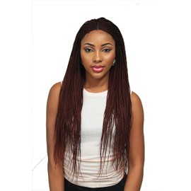 Cornrow Center Part Braid wig - Color 35-22 inches