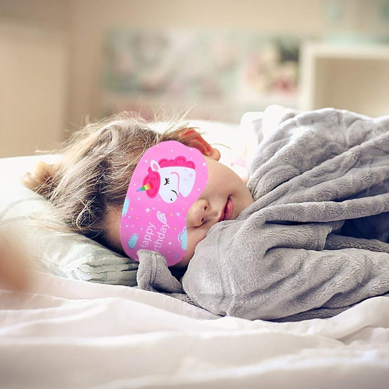 iwobi Pack of 5 Sleeping Mask Girls Women Unicorn Eye