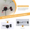 SUNLLOK Modern Black Swing Arm Wall Sconces Plug in -