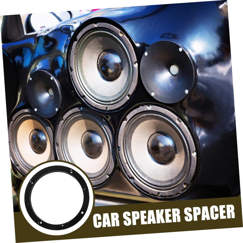 Mobestech 1pair Car Speaker Mounting Spacer Plastic Speaker Adapter Spacer