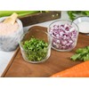 HillSpring Glass Small Bowls, 7.5oz, Set of 6, Clear Mini