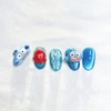 [Premium handmade embossed nails] Fish and octopus - Coffin Egg
