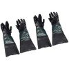POFET 1 Pair Rubber Sandblasting Gloves, Safety Gloves for Work,60cm
