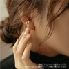Cruyff Ear Cuffs, Ear Cuffs, Earrings, Large, Hypoallergenic, Double Line,