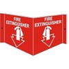 FIRE EXTINGUISHER Decal Vinyl Press On Adhesive Pressure Sensitive 2.25"