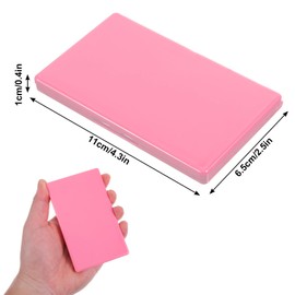 Piriuuo Magnetic Needle Case, Sewing Needle Holder Rectangle Magnetic Needles Holder Portable Sewing Needles Box Sewings Needled Storage Box Sewings Supplies Organizer for Pin Holders (Pink)