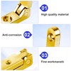 HINZIC 6 Pcs Small Hinges for Wooden Box 90 Degree
