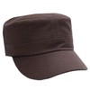 CHROME CRANE CB056 Men's Women's Solid Military Cap, Hat, Work