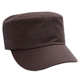 CHROME CRANE CB056 Men's Women's Solid Military Cap, Hat, Work Cap, Stylish