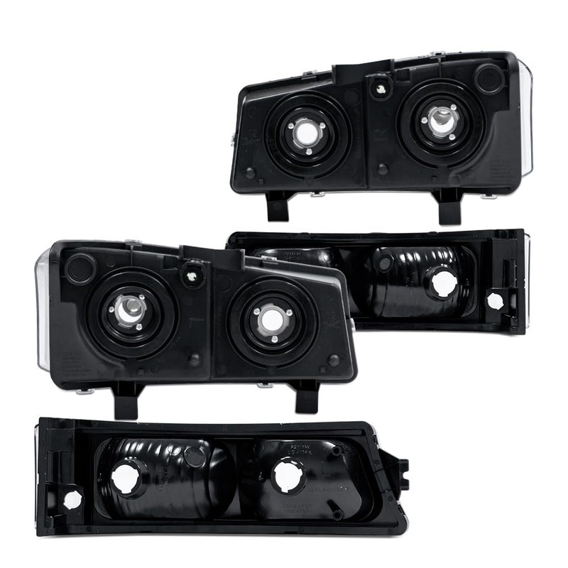 G-PLUS Headlights Assembly, Compatible with 2003 2004 2005 2006 Chevy