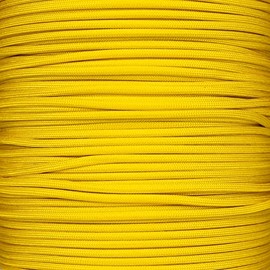 Mil Spec Type III 550 Paracord – 7 Strand Core – Nylon Commercial Grade, Parachute Cord, Survival Cord (10 Feet, Yellow)