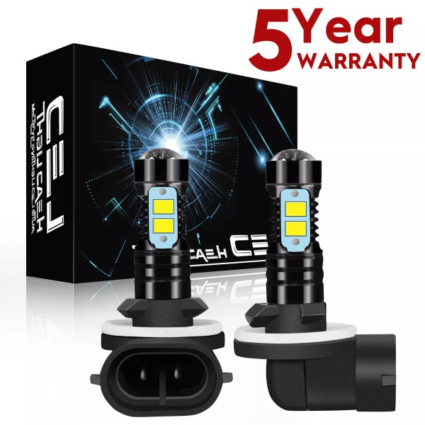 SHENKENUO Bright White 881 LED Headlight Bulbs 6000K for Polaris
