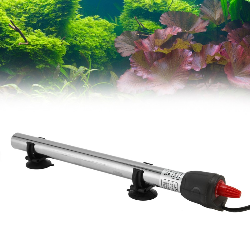 Aquarium Heater Stainless Steel Adjustable Automatic Thermostatic Heating Rod for