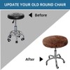 Shukii Stool Covers - 2 Pack Soft Slipcovers with Elastic