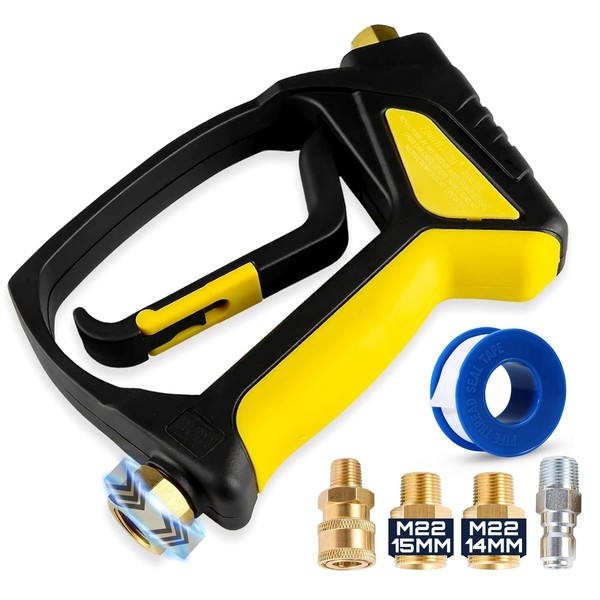 Foam King Short Pressure Washer Gun Handle, Snub Nose Power