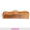 Vega Grooming Wooden Comb