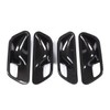 metyoucar Interior Door Handle Bowl Trim Carbon Fiber Style