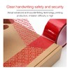 WELSTIK - Cinta de sellado de seguridad roja, a prueba