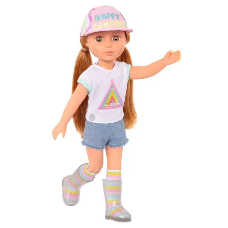 Glitter Girls Astrid Poseable 14" Camping Doll - NEW