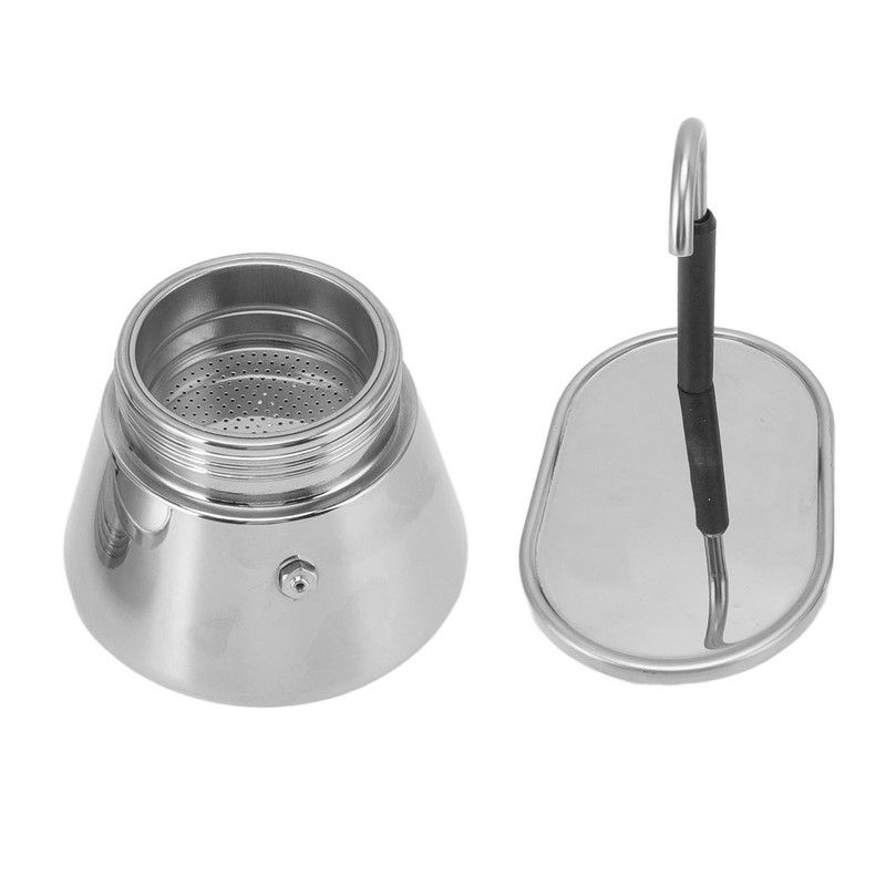 Moka Pot Stainless Steel Italian Type DIY Large Capacity Light