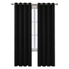 Deconovo Black Blackout Panel Curtains 52 by 95 Inch 1