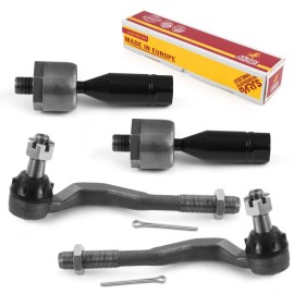 METRIX PREMIUM CHASSIS PARTS Inner & Outer Tie Rod End Kit for 1995-2004 Toyota Tacoma 4WD 98-04 RWD 4 PCS
