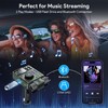 LENCENT Transmisor FM Bluetooth 5.3 para Carro, Reproductor de Música