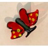 Ganz World Miniature Mini Glass Collectible Figurine RED BUTTERFLY 1"