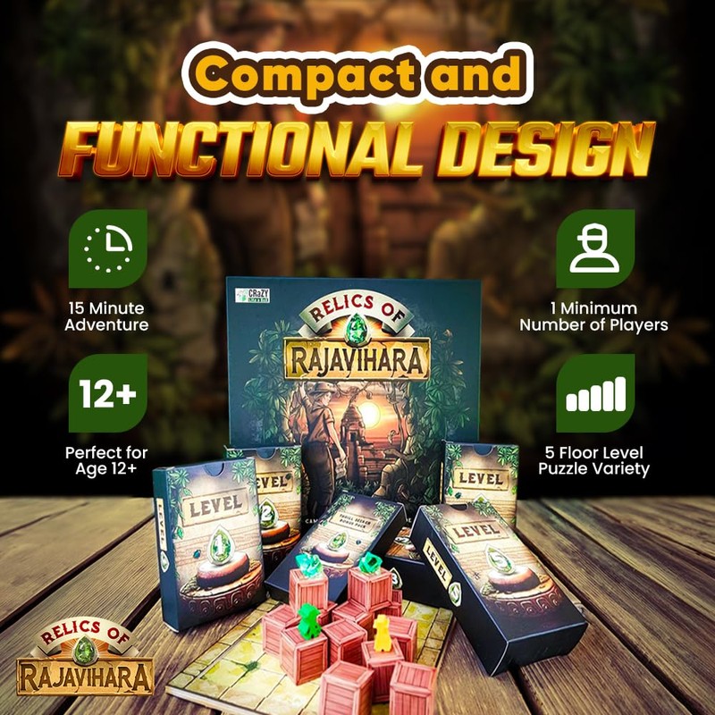 Crazy Like a Box Relics of Rajavihara – Solo Puzzle