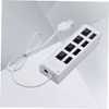KICHOUSE USB Hub 4 USB Port Divider for Pc Laptop