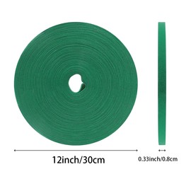 Garden Plants Tape Ties for Climbing Stakes Grafting Clips Support(143 Feet X1/3 Inch Green)